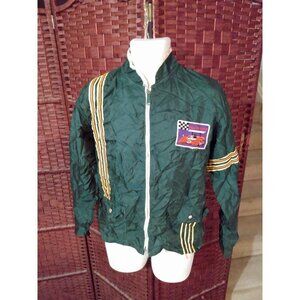 Vintage Grand Prix Racing Jacket Windbreaker 70s Retro Mens Size S/M